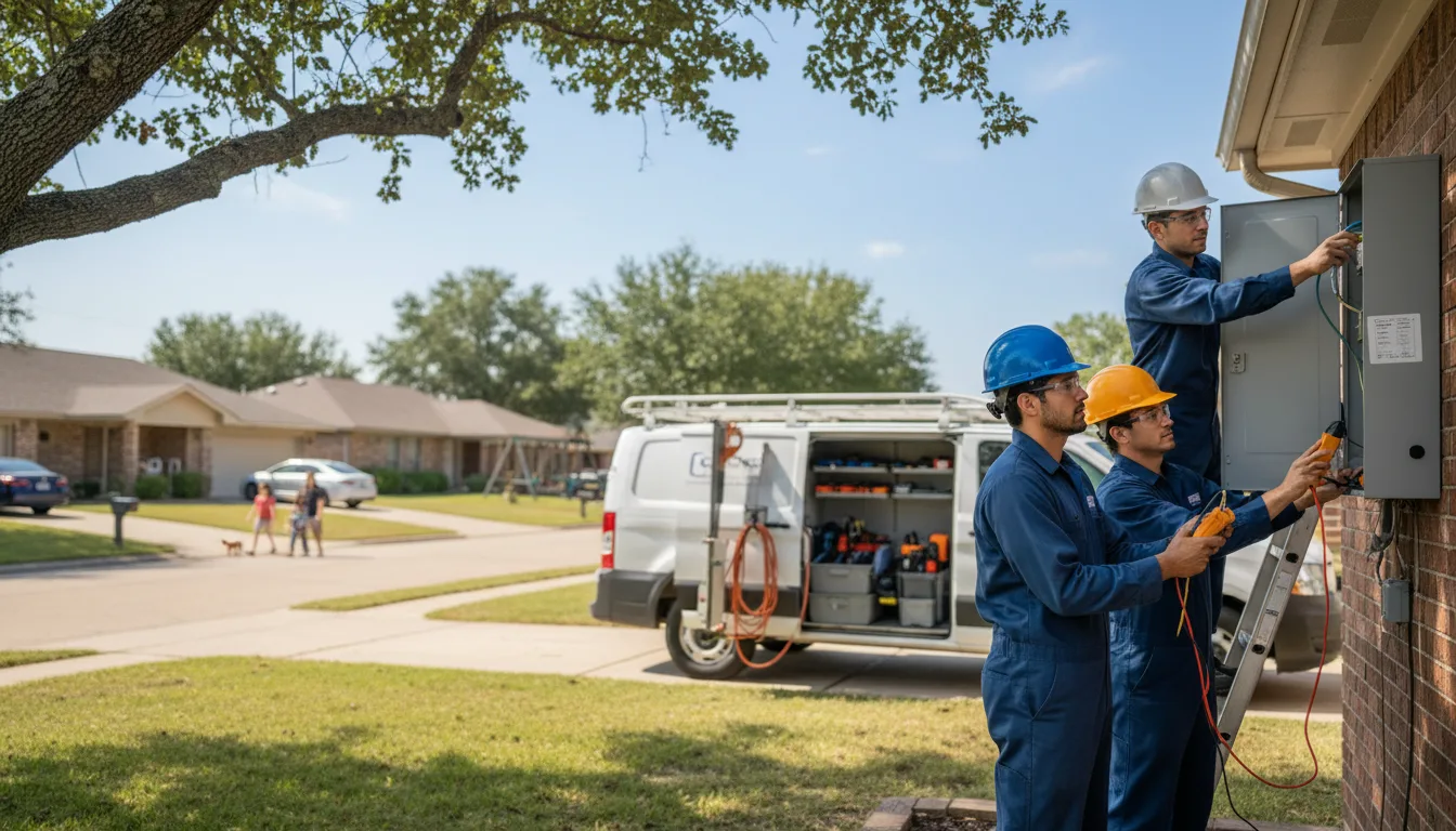 Certified electrician providing emergency electrical services in Concord, NE